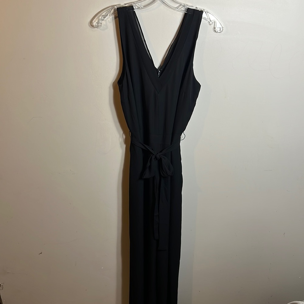 Banana Republic black sleeveless jumpsuit
